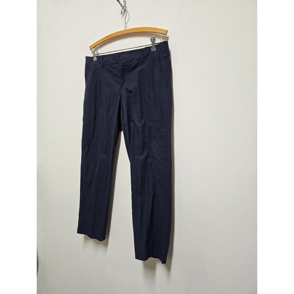Kirland Signature Cargo Hiking Pants Womens Size 10 Navy Blue Outdoor Travel